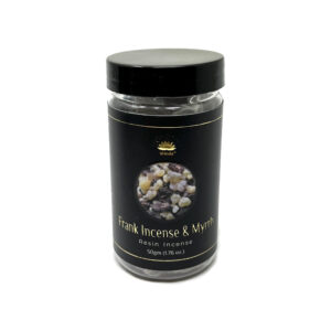 Shreyshti Resin, Frankincense Myrrh, Approx 50g for spell, wiccan, pagan, rituals, reiki, religious, aroma therapy purposes